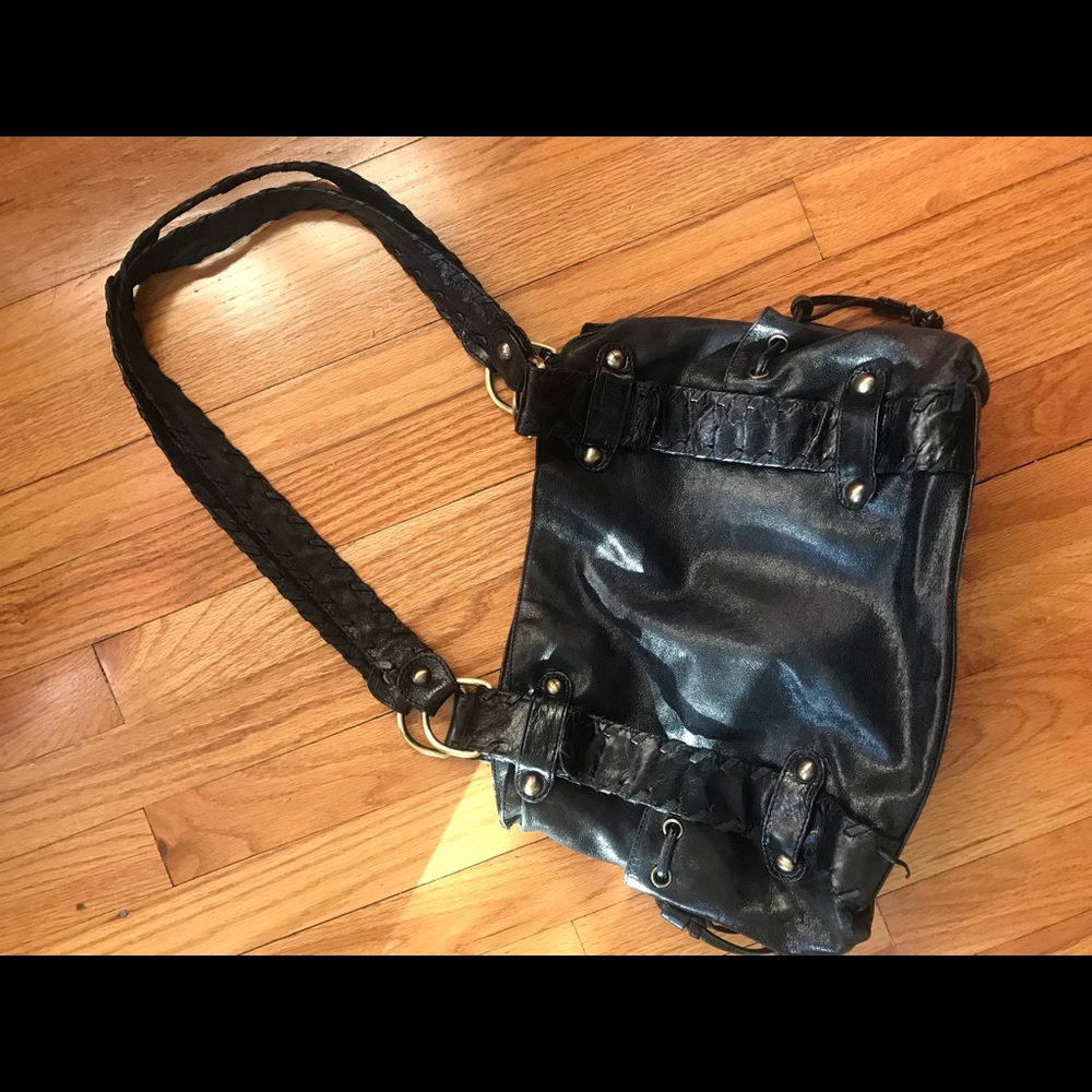 Helen Welsh black soft leather purse